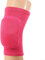 1 paio di ginocchiere elastiche a compressione sportiva per un uso confortevole e di supporto durante le attività (S rosso)