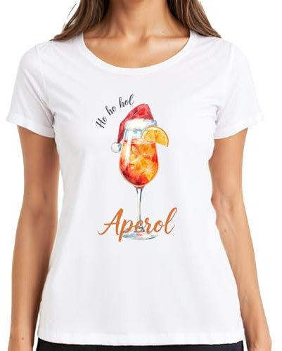 Ho ho HOL Mir Aperol Weihnachten Spritz Weihnachtscocktail Gesche Damen T-Shirt