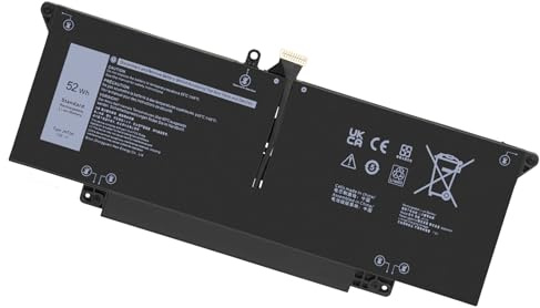 SEYGSTG JHT2H 52Wh Laptop Battery Compatible With Dell Latitude 7310 7410 Latitude 7410 Chromebook Enterprise Series P34S P34S001 Y7HR3 35J09 4V5X2 HRGYV WY9MP XMV7T 009YYF 7CXN6 T3JWC XMT81 7.6V 52Wh