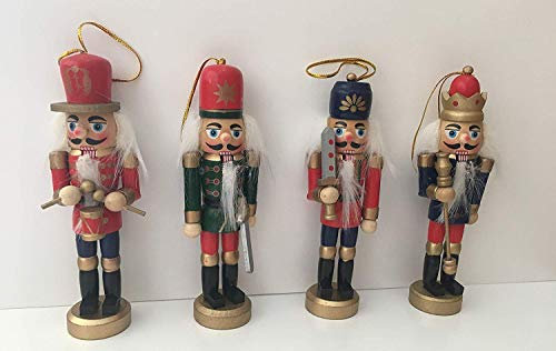 Premier Nutcracker Soldier 12.5CM 4PC, Multi, 12cm