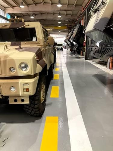 resin for floors RES EPOXY PAINT, epoxy based paint for industrial floors GARAGE, to be applied by roller, or, 6 kg of RES PASTACOLOR (stone grey ral 7030)