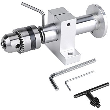 DEWIN Mini Drehmaschine, Präzises Live Center mit Schraubenschlüssel für Mini Drehmaschinen, Drehmaschine für Drehmaschinen DIY Holzbearbeitung
