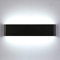 Lightess 18W 40CM Wandleuchte Innen LED Schwarz Flurlicht Modern Treppenhaus Beleuchtung Wandlampe mit Up Down Licht IP44 aus reinem Aluminium für Wohnzimmer Schlafzimmer Flur, Kaltweiss