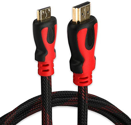 Câble Mini HDMI Type C 1,5m Compatible avec JVC -GZ Series Cable 1.3 Cordon HDMI Fil