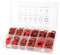 Joint de Plomberie, Joint Torique pour Tuyauterie, 600pcs 12 Tailles de Rondelles étanchéité Rouge Caoutchouc, Rondelles en Fibre de Papier en Acier Rouge Rondelle D'isolation Assortie avec Boîte