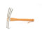 XMRISE Hoe Rake Hand Pointed Cultivator and Tiller Hoe Harrow Pick Pickaxe Mattock Gardening Picks Hoes Garden Weeding Tool,Hoe&Rake