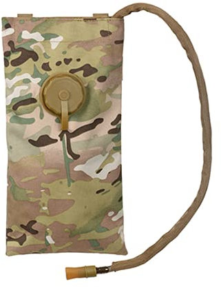 8FIELDS Klassischer tactical MOLLE Trinkrucksack + 3L Blase flach trekking camping army (Multicamo)
