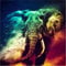Puzzle 3000 Teile, Bunter Elefant Puzzle Erwachsene 3000 Teile, Impossible Puzzle, Puzzle Kinder Mädchen, Geschicklichkeitsspiel für die ganze Familie, Puzzle Erwachsene 3000 Teile-48.03x31.88 Zoll (