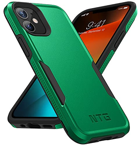 NTG Shockproof Designed for iPhone 11 Case [2 Layer Structure Protection] [Military Grade Anti-Drop] Lightweight Shockproof Protective Phone Case for iPhone 11 6.1 inch, Forest Green