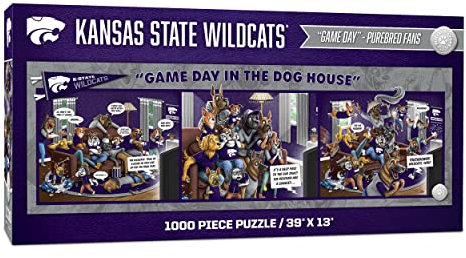 YouTheFan NCAA Kansas State Wildcats Game Day in The Dog House 1000 Teile Puzzle