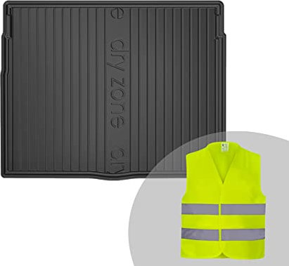 FROGUM DryZone Gummimatte Ganzjährige Praktische Auto Kofferraummatte Kofferraumwanne passend für Citroën C4 Picasso II 2013-2019 | Hohe Kante | Robust und langlebig