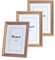 Victor Cadre Photo Rubens Set de 3 - en 21x30 cm (A4) Or Rosé - Bar: 30x20mm - Verre Véritable - Châssis pour l'image Baroque - Antique - Vintage 20x30 - A4 Ancien
