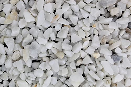 Ziersplitt Carrara 9-12 mm 25 kg Sack Splitt Gabionenfüllung Deko Garten