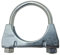 51mm Universal U Bolt Exhaust Clamps - Heavy Duty Clamp & Nuts (Pack of 2)