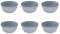 Secret de Gourmet - Lot de 6 Coupelles en Grès Océane 10cm Bleu