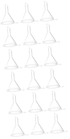 PRETYZOOM 90pezzi Imbuti Plastica Trasparente Per Liquidi e Polveri Di Funnel Per Cucina Per Profumi Oli e Spezie Strumento Pratico e Leggero Per Trasferimenti Precisi