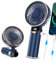 JMOSTRG Portable Handheld Fan, 4 in 1 5200mAh USB Rechargeable Foldable Personal Hand Held Fan with Metal Handle, Power Bank, LED Display, 6 Speeds for Travel/Summer/Concerts/Lash, Gift for Men Women