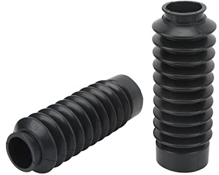 Motorrad-Gabelabdeckung, 1 Paar Motorrad-Gabelmanschetten-Stoßdämpferabdeckung Gummi-Gabel-Staubschutz für CL400 CB400 CB500 CB400ss