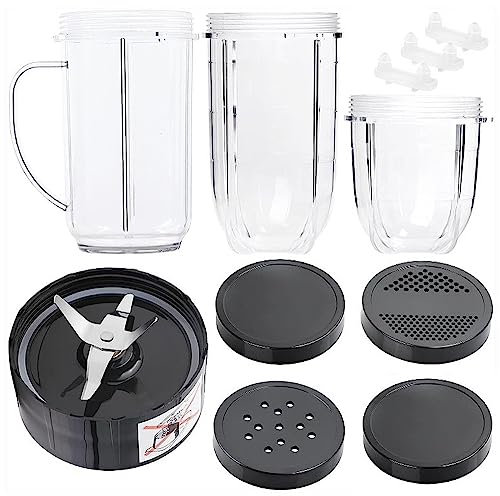 Vaso de repuesto para licuadora licuadora, tapa de vaso, batidora, batidora de choque, piezas de repuesto para 250 W serie MB1001 mezclador amortiguador