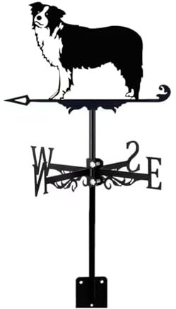 UENXRXE 1 Articulo Veletas de viento Veleta para montaje en techo,veleta decorativa de hierro,indicador de dirección del viento para patio,jardín,granja para indicador de dirección(B)