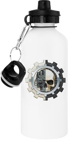 Oldrytee Adeptus Mechanicus Bouteille D'eau Bottle Blanche