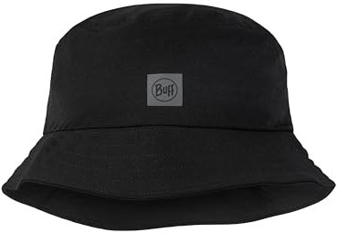 BUFF®| Kappe Adventure Bucket Männlich Weiblich Erwachsene Verstellbar, Komfortabel, Schutz UPF50, Faltbar, Outdoor, Erkunden, Abenteuer, S/M, Noir