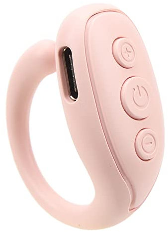 Fernbedienung Page Turner Ring Smart Finger Tragbares Gerät für Telefon Novel Watch TV Selfie JX 03 (Rosa)