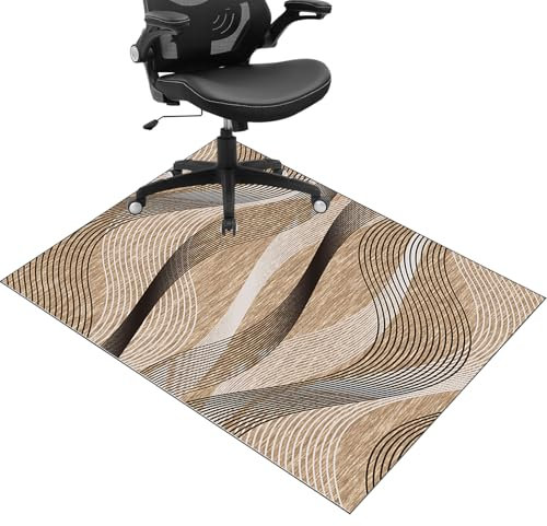 Schreibtischstuhl Unterlage- Bodenschutzmatte Bürostuhlunterlage Gaming Teppich- Bürostuhl Matte - Bodenschutz Bürostuhl Teppichschoner für Parkett Laminat Hartböden Teppichboden 180 x 230 cm