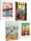 mojoliving Bilder New York Bild Poster schwarz-weiß New York Wandbild New York Taxi Bilder Skyline New York Poster NewYork Bilder (NY Modern, Posterset 4x A4 (21x30cm) | ohne Rahmen)
