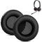 ACCOUTA Almohadillas de oído compatibles con Auriculares Jabra HSC012 HSC016 HSC017 HSC018W, reemplazo de Almohadillas de oído con Cuero proteico más Suave y Espuma viscoelástica.