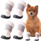 Hundeschuhe Pfotenschutz – kaltes Wetter, wasserabweisend, Hundepfotenschutzschuhe | rutschfeste Hundeschuhe wasserdichte Hundeschuhe für Schnee, , Wandern, Camping