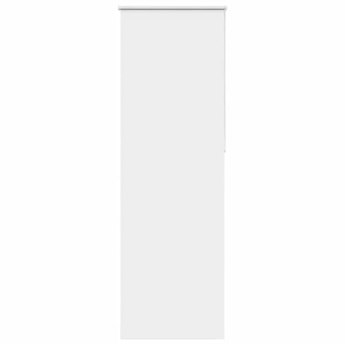 vidaXL Roller Blind Blackout White 65x230 cm Fabric Width 60.7 cm Polyester