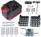 divuukyi Battery Housing Case With Power Display For Power Tool Batteries Storage Box