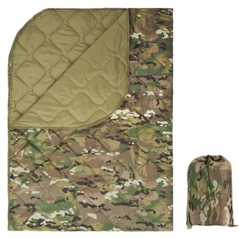 XAGMODSHN Camping Blanket Light Weight Watertight Picnics Mat for Outdoor Camping, Warm and Sleep Blanket Quilt Wearable Cape