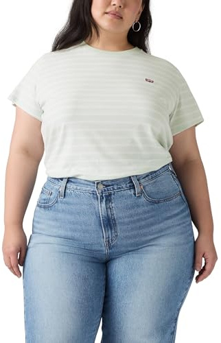 Levi's Damen Plus Size The Perfect Tee T-Shirt, Chesthit Logo
