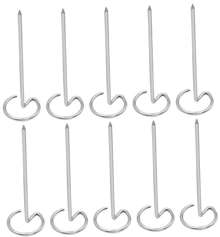 FUNOMOCYA 10piezas Brochetas Para Barbacoa Inoxidable Para Asar y Aperitivos Pack