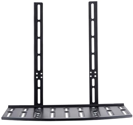 ERINGOGO Tv Wandregal für Router und Receiver Schwarz Wandhalterung ohne Bohren Kabelorganizer für Wohnzimmer Monitor Ablage Vielseitiger Tv Rack Organizer