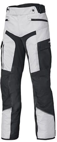 Held Hakuna Matata 3 Base - Motorradhose Herren Wasserdicht und Atmungsaktiv - Cordura RipStop 500D - D3O Level 2 Protektorenhose - CE Schutzkleidung Klasse AA, Grau-Schwarz - Größe S