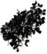 merriway BH04444 (100-Piece) Twin Shotgun Black Cable Clips for WF65/CT63 Coaxial Phone, Ethernet and Internet Satellite Television Cable, 10 mm - Pack of 100