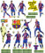 alles-meine.de GmbH 38 TLG. Set Fensterbilder Fußball Mannschaft - FCB - FC Barcelona - Fußballverein - zum Spielen & als Deko - Sticker Fenstersticker Aufkleber - selbst..