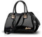 NICOLE&DORIS Mode Damen Handtaschen Umhängetasche Damenhandtaschen Henkeltaschen Schultertaschen Crossbody PU Schwarz