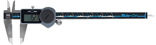 TESA TES00530095 Twin-Cal IP40 Digital Caliper, 0mm-200mm/0-8 Range