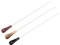 sourcing map Orchestre Baguette Orchestre Baguette 39cm/15.35pouce Longue Résine Poignée Musique Direction Baguette Set Brun + Rouge + Noir