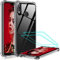 LeYi für Huawei P20 Lite Hülle mit Panzerglas Schutzfolie(2 Stück), Neu Transparent Cover Hard PC Air Cushion Bumper Schutzhülle Handy Hüllen für Case Huawei P20 Lite Handyhülle Crystal Clear