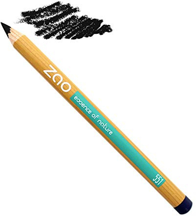 Zao – Bambus Pencil Eyes, Lips & Eyebrows 551 (Black) - 1,14 g