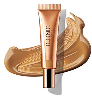 ICONIC London Sheer Bronze – Flüssiger Bronzer für strahlende und leuchtende Haut, Golden Hour, 12,5 ml