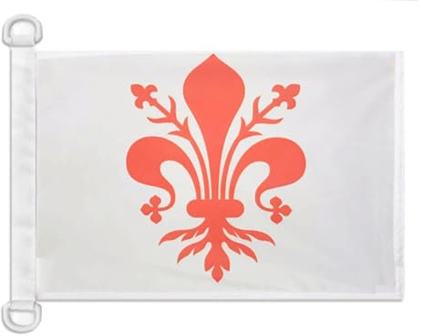 AZ FLAG Bandiera Navale Firenze 45x30cm - Bandiera Maritima Firenze In Toscana 30 x 45 cm speciale Nautismo, Padiglione Nautico