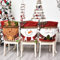 3 Stück Weihnachten Stuhlhussen Esszimmerstuhl Stuhlbezug, Weihnachten Stuhlrückenbezüge Weihnachtsstuhlhussen Weihnachtsdeko, Weihnachtsstuhl Rückenabdeckung Für Esstisch Stühle Dekoration (Stil A)