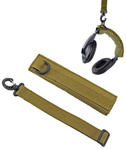 Taktische modulare Headset-Abdeckung, Jagd-Schieß-Kopfhörer-Abdeckung für MSA/Howard/Peltor/COM-TAC II/Militär-Headsets, khaki, M, Modisch