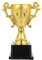CLISPEED Trophée Foot Trophées de D' Or- Trophées D' Or Plastique de 7 Pouces pour Tournois Sportifs pour Enfants Jeux de D' Compétitions Championnats Coupe du Monde Trophée